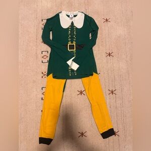 Hanna Andersson Buddy the Elf pajamas size 8